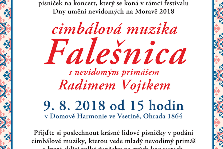 Přijďte na cimbálovou muziku Falešnica