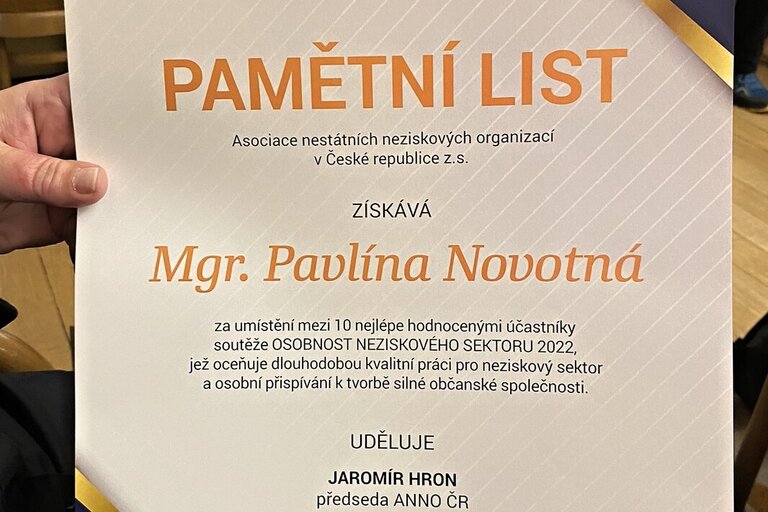 Osobnost neziskového sektoru 2022