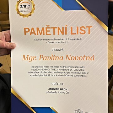 Osobnost neziskového sektoru 2022