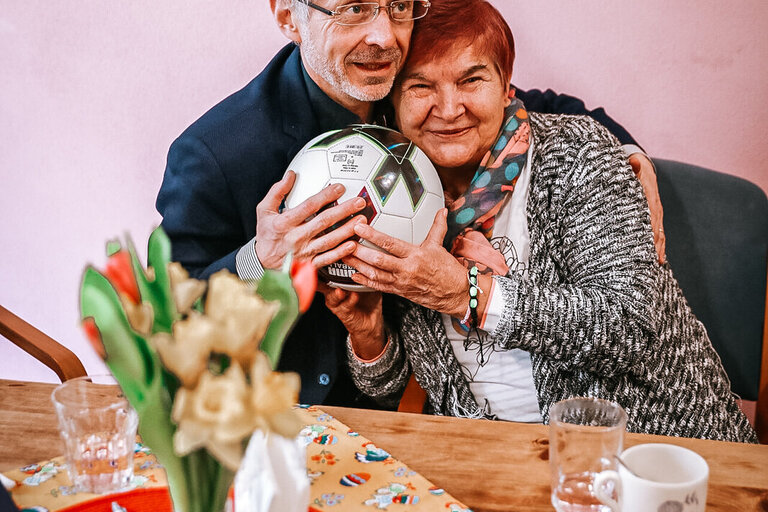 Návštěva M. Vystrčila v Diakonii Vsetín