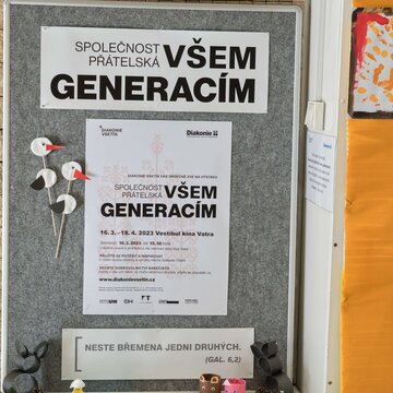 Vernisáž výstavy Společnost přátelská všem generacím