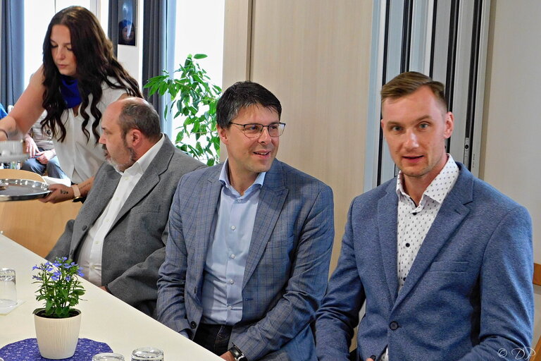 Slavnostní otevření rybníčku u Domova Vyhlídka
