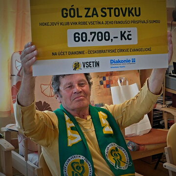 Celková darovaná částka činí 60.700 korun. 