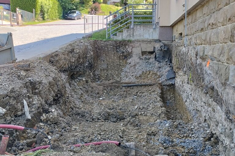 Průběh stavebních prací