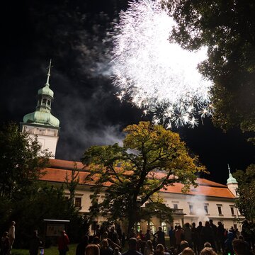 Akci ukončil krásný ohňostroj
