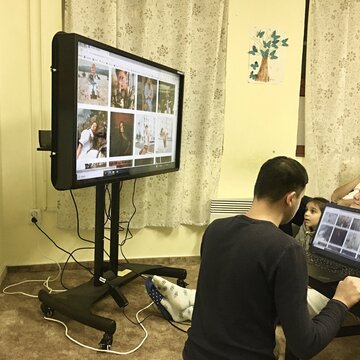 Fotograf Ladislav Rostaš rozdával v Rubikonu povzbuzení