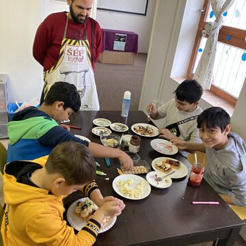 Při soutěži MasterChef si klienti mohli vyzkoušet připravit svůj pokrm